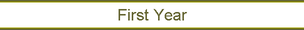 First Year