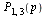 P[1, 3](p)