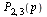 P[2, 3](p)