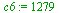 c6 := 1279
