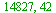 14827, 42