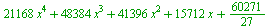 `+`(`*`(21168, `*`(`^`(x, 4))), `*`(48384, `*`(`^`(x, 3))), `*`(41396, `*`(`^`(x, 2))), `*`(15712, `*`(x)), `/`(60271, 27))